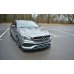 Накладка сплиттер на передний бампер на Mercedes CLA C117 AMG-Line рестайл